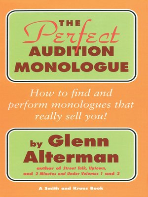 cover image of The Perfect Monologue Book